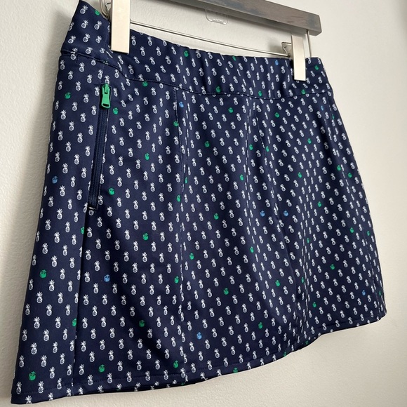 Ralph Lauren RLX Pineapple Golf Printed A-Line Skirt Skort - Picture 2 of 10